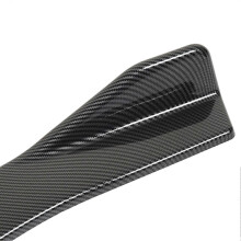 2 Stück Heckspoiler 41,5 cm, reduziert den Windwiderstand, universell für Autos, glänzend schwarz