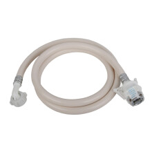 Washing Machine Water Inlet Hose Burst Proof PVC Water Pipe with Metal Connector for Haier Automatic Washing Machine 1.5m / 4.9ft
