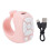 Fingertip Remote Control Ring Wireless Bluetooth Video Controller 7 Key for Tiktok Scrolling Pink 2