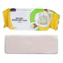 Töpferton zum Selbermachen, natürliche, lufttrocknende, glänzende Textur, Modelliermasse, 500 g