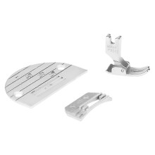 3PCS Industrial Sewing Machine Accessories Needle Plate Presser Foot Kit Set