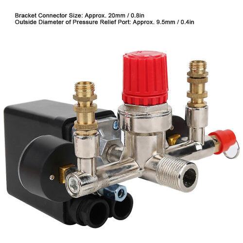 Air Compressor Switch Pump Accessories Pressure Controller Regulator Assembly for Bama Bracket 2