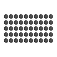 50pcs Carp Fishing Beads Diameter 6mm Soft Carp Fishing Rig Beads Carp Fishing AccessoriesBlack