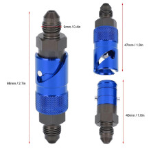Brake Line Quick Release Connect Adapter Aluminum Alloy Fitting for Oil Fuel Fluid HoseBlack