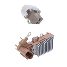 3-delige SWP dynamo-beugelset, zwart staal, voor SBC Small Block 265 283 305 327 350 383 400