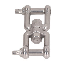 Doppelbacken-Schäkel aus Edelstahl 304, rostfrei, universeller Backenankerverbinder für Hebezeugverbindungen, 12 mm / 0,5 Zoll