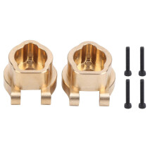 2pcs RC Brass Rear C Cup with 4pcs Screw Accessory Durable for Traxxas TRX4/TRX6 Crawler