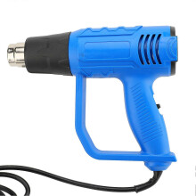 2000W heteluchtpistool met 2 snelheidsstanden en 3 mondstukken voor knutselprojecten en krimpfolie, 230V EU-stekker