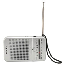 Professionele AM/FM-radio met hoge gevoeligheid, MP3-, WMA- en WAV-formaten. Vintage mini-zakradio voor buiten, op reis en thuisgebruik.