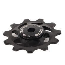 11T Jockey Wheel Rear Derailleur Pulley for Mountain Bike Bicycle Replacement Parts(Black)