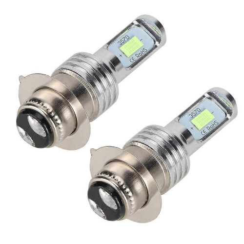 7' H4 Motorcycle Headlight Flasher LED Front Turn Signal Light Lamp 1