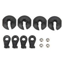 Shock Rod End Spring Cup Set Plastic Heavy Duty RC Accessories for ARRMA Series 1/7 1/8 RC Cars