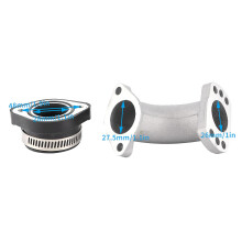 Ansaugschlauch aus Gummi für Vergaser, passend für Mikuni VM22, VM24, OKO, KOSO, KEIHIN PE24, PE26, PE28