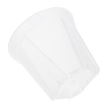 Small Flower Pots Round Transparent Round Flowerpot Shopping Mart Root Control 15X15X13.5CM 1Pc