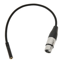 1/8 inch naar XLR-vrouwelijke kabel, 3,5 mm vrouwelijke stereo mini-jack naar XLR-vrouwelijke adapterkabel, microfoongeluidskabel