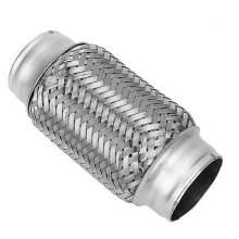 63mm/2.5in to 45mm/1.75in Exhaust Reducer Connector Pipe Standard Straight Coupler Tube with Hole