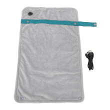 USB Heated Blanket with Temperature Control Mutipurpose Electric Heated Throw Warm Cozy Knee Heating Blanket Home Office Silver