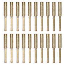 20-teiliges Kettensägen-Schärfset mit Schleifkopf, rotierender Feile und Goldanteil (5,5 mm)