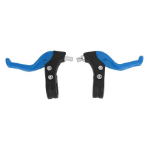 1 Paar Ersatz-Fahrradbremsgriffe aus Nylon, links und rechts, universell, blau