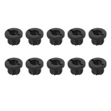 10 PCS Plastic Shock Proof 5/8" Male to 3/8" Female Screw Thread Adapter for Microphone Stand