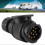 Portable 7 Pin Power Socket Connector Accessory 6-24V for RV Trailers 1