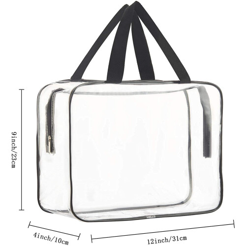 2-pak klare PVC-tasker 1