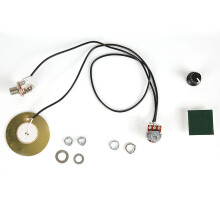 Guitar Piezo Transducer Pickup for Guitar Violin Ukulele Mandolin BanjoBlack