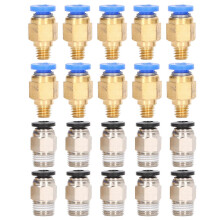 20Pcs 3D Printer Pneumatic Fitting PC4?M6 PC4?10 Accessory Set Kit for Creality Ender 3