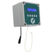 Automatischer Hühnerstalltür-Controller IP44 Käfigöffner Fernbedienung Geflügelstalltür-Stellmotor-Set mit Timer und Lichtsensor