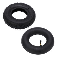 2.50?4 Tire and Inner Tube Set Rubber Inner Outer Tyre Replacement for Scooters Electric Wheelchairs