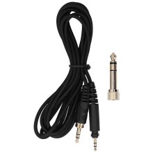 2,5 mm naar 3,5 mm / 6,35 mm hoofdtelefoonkabelconnector voor Shure SRH440 / Philips SHP9000