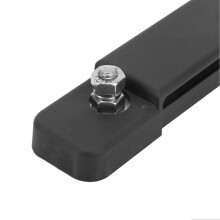 12-poliger Verteilerblock, 180 A, Marine-Stromschiene mit 16 Ringkabelschuhen für Pkw, Wohnmobile, Yachten, Schwarz