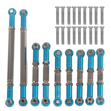 RC Truck Upgrade Parts Metal Steering Linkage Rods Set for FY-01/02/03/04/05/07