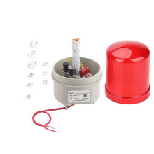 Red LED Warning Lights Acoustooptic Alarm Rotating Light Emergency LED Strobe 220V