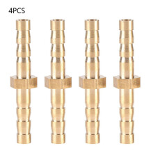 4 stuks 4-4 mm messing slangnippel verloopstuk verloopstuk verloopstekker