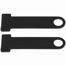 Helmriemen-D-Ring-Verschluss, Edelstahl, universell für Motorräder, passend für Honda, Schwarz