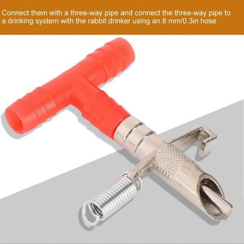 10PCS Rabbit Automatic Nipple Drinkers Farm Poultry Drinking Spring Type Accessories 2