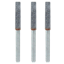 3 Stück 4 mm (5/32 Zoll) Diamant-Kettensägen-Schärfsteinfeile zum Schärfen von rotierenden Werkzeugen