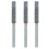 3Pcs 4mm 5/32in Diamond Chainsaw Sharpener Burr Stone File Sharpening Tool for Rotating Tool 1