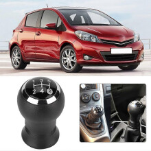 Car Modification 5 Speed Gear Shift Knob Head for Yaris 2005?2010 (Leather)