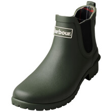 (6) Barbour Wilton Womens Wellington Boots in Olive