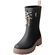 (41) Barbour Womens DEVLIN Gummistiefel Dusky Grey Gardenia Pink
