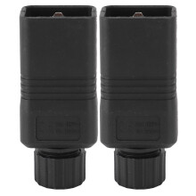 2 stuks IEC320 C20 voedingsadapter, connector, koper, PVC, IEC 320 C20, herbedraadbare doe-het-zelf-voedingsstekkeradapter