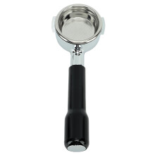 Coffee Portafilter 58 mm E61 Single Layer Filter Bottomless Handlheld Portafilter for Home Coffee Shop C2 Plastic Black