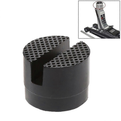 Floor Slotted Car Rubber Jack Pad Frame Protector Adapter Jacking Disk Pad Tool 2