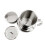 Edelstahlbecher Vietnamesischer Kaffeefilter Phin Infuser Silber 3
