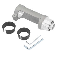 Adapter voor vierkante gatenboor van aluminiumlegering, opzetstuk voor vierkante gatenboor voor sleufboren