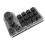 USB Macro Mechanical Gaming Keyboard 12 Keys 4 Knobs Wireless Bluetooth Wired USB Programmable Hot Swappable Red Switch 3