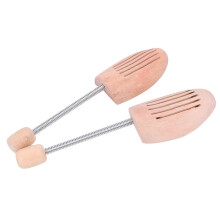 2 Stück Schuhspanner aus Holz, formstabil und knitterfrei, für Damen und Herren, mit Federsäule (39 40)