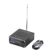 Vollband-Radioempfänger AM LW MW SW SSB LSB USB-Scanner tragbar mit Antenne ATS‐20+ Si4735
